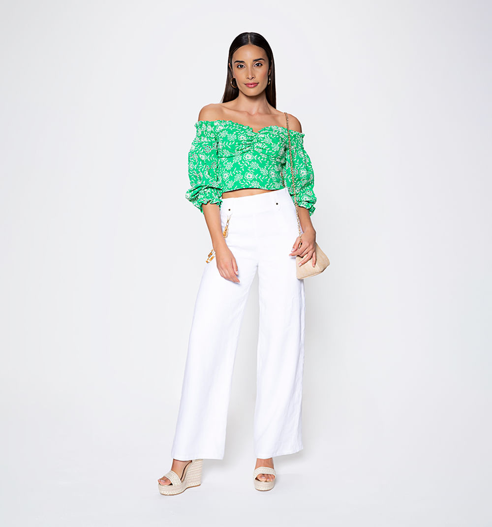 Crop top de tiras
