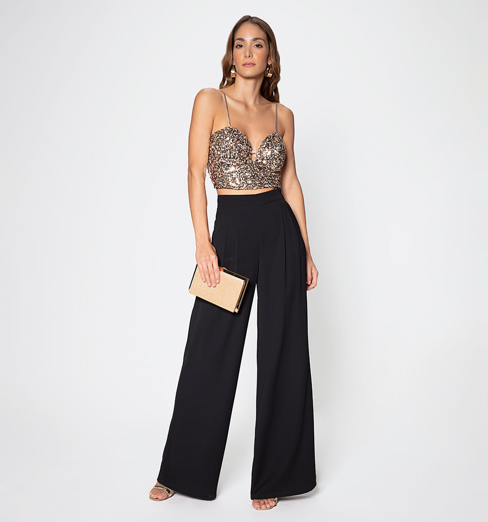 Blusa tipo corset