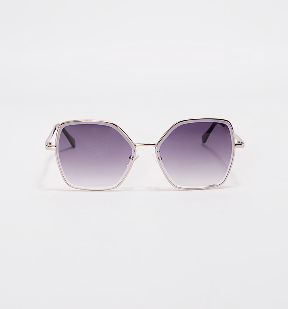 Gafas marco metalico lente biselado