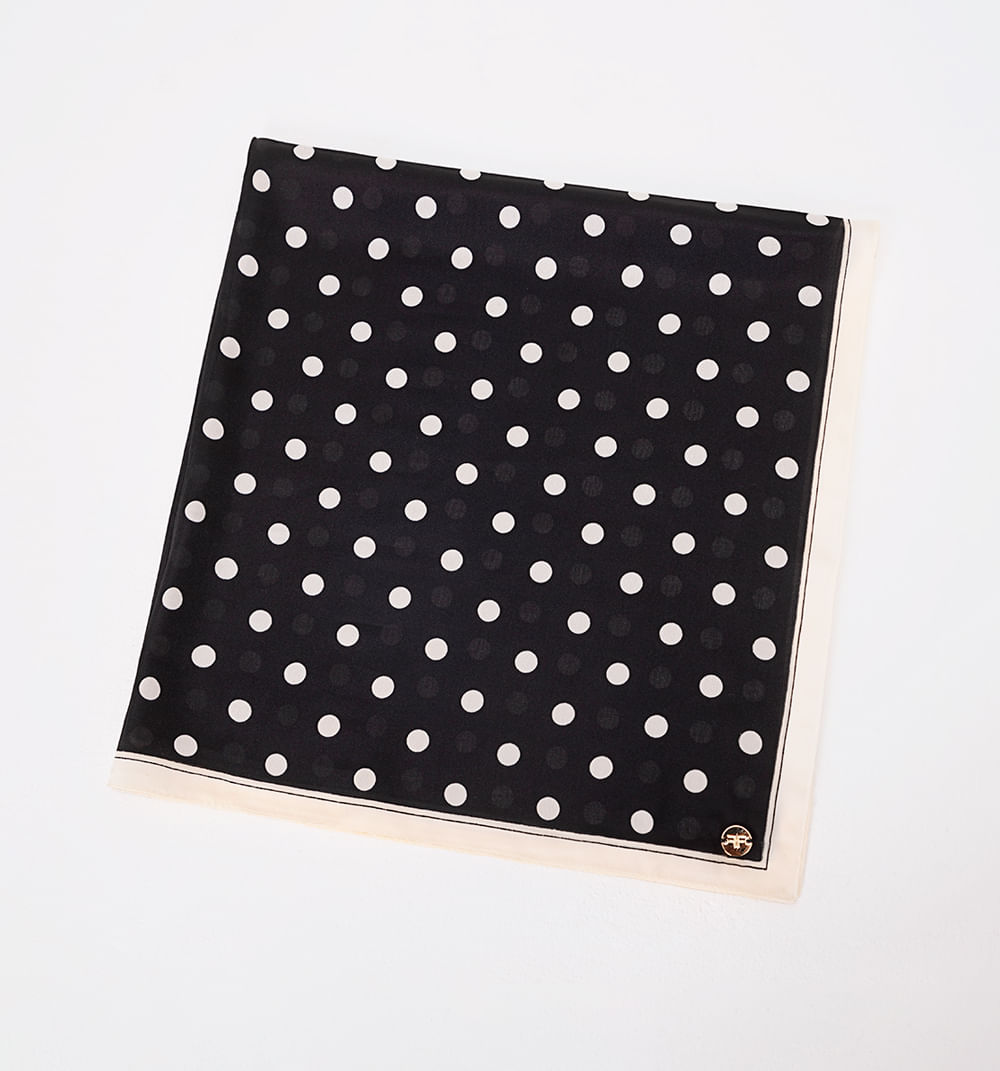 Pañuelo estampado pepas