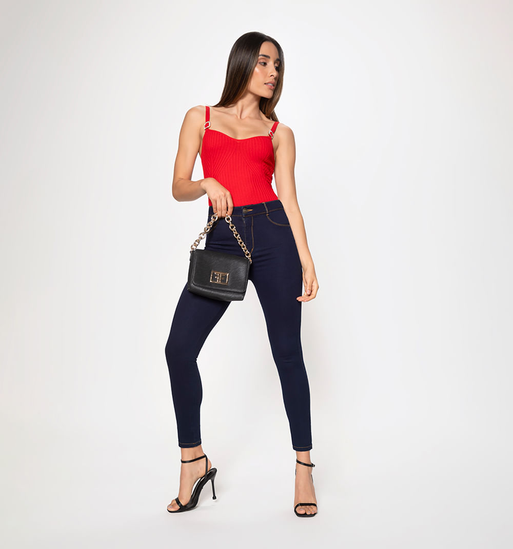Jean ultra slim lupita tiro super alto t