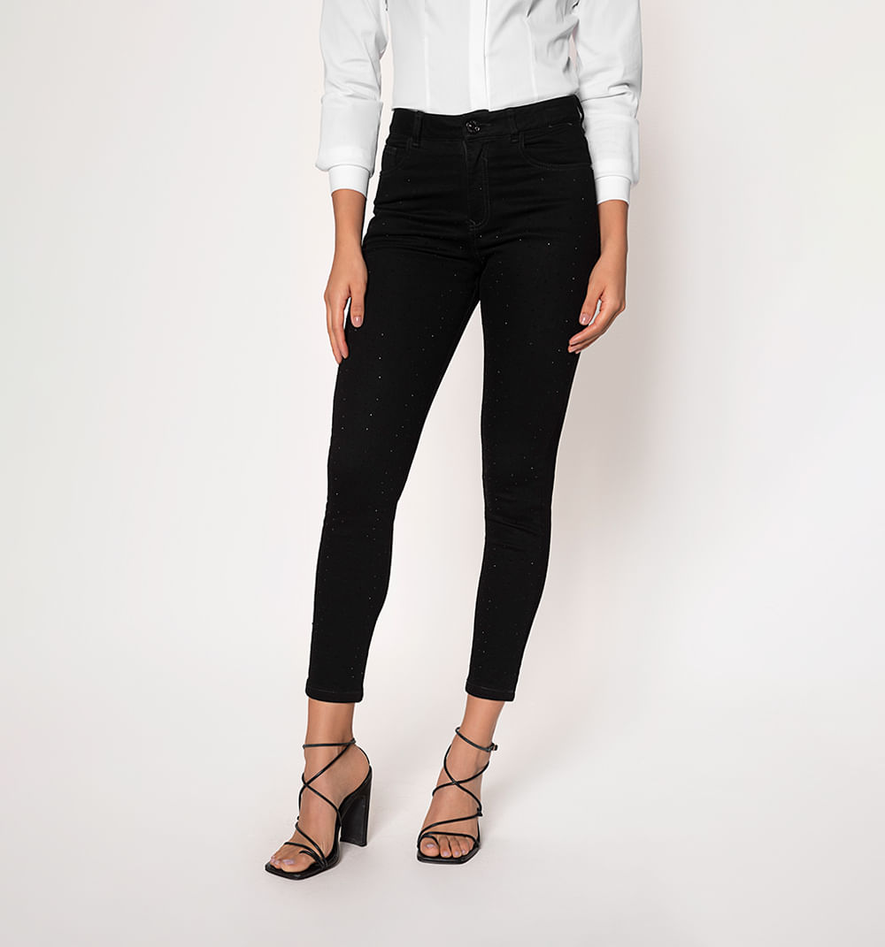 Jean ultraslim, tiro medio, con bolsillo