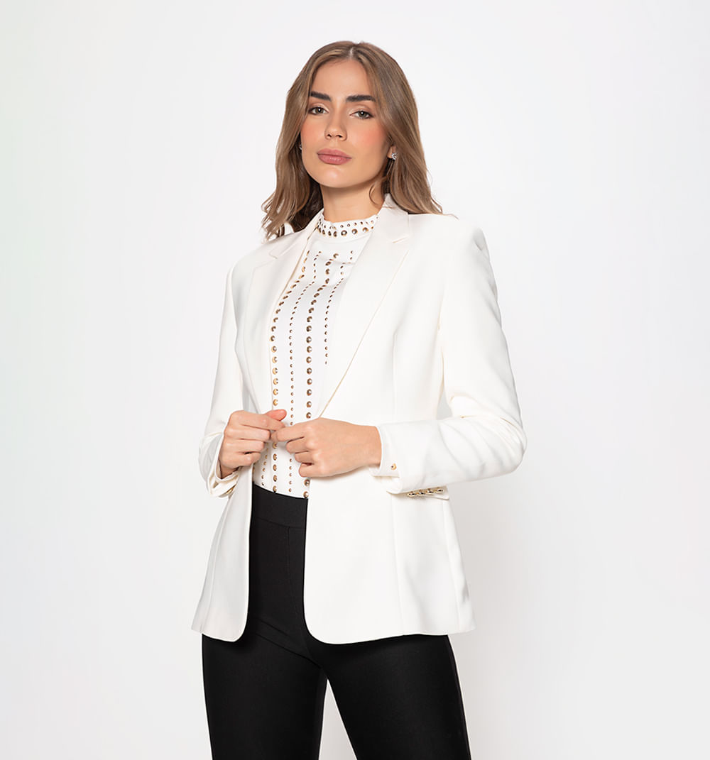 Blazer clasico un boton