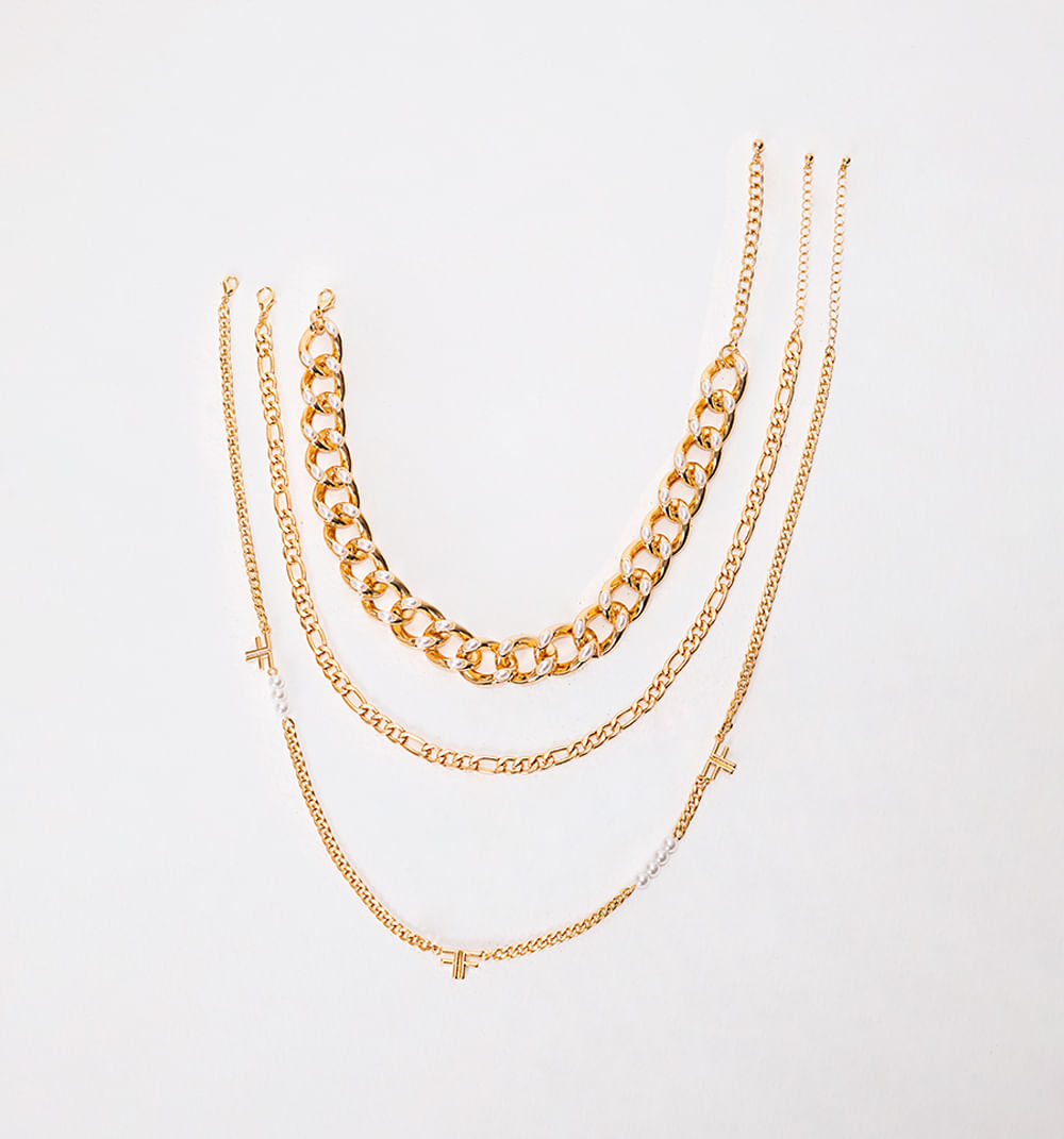 Collares ff y perlas