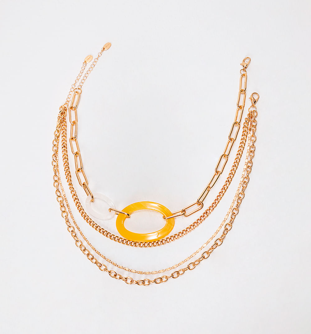 Collar multicapas multiformas