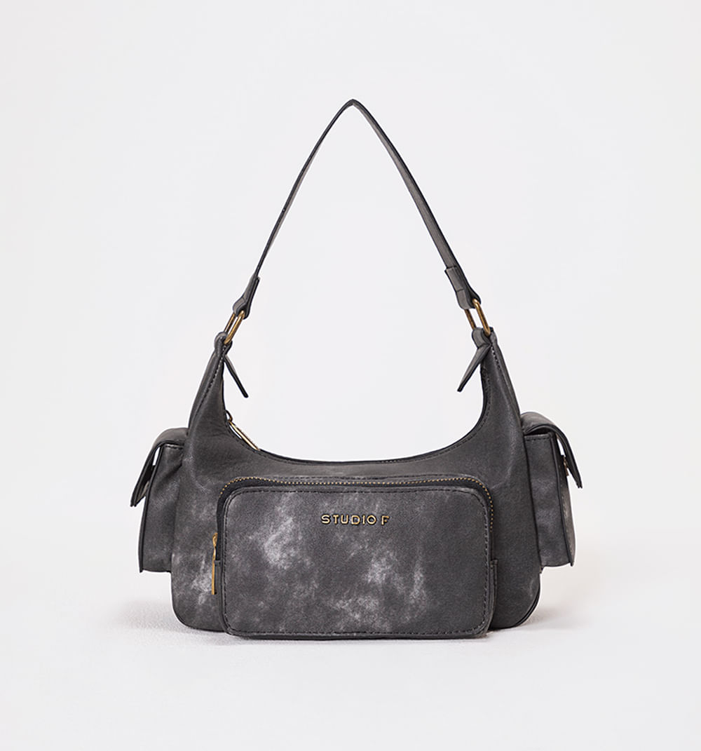 Bolso de hombro vintage utilitario
