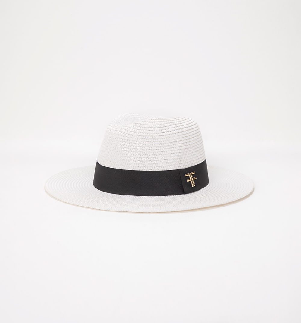 Sombrero panama detalle logo