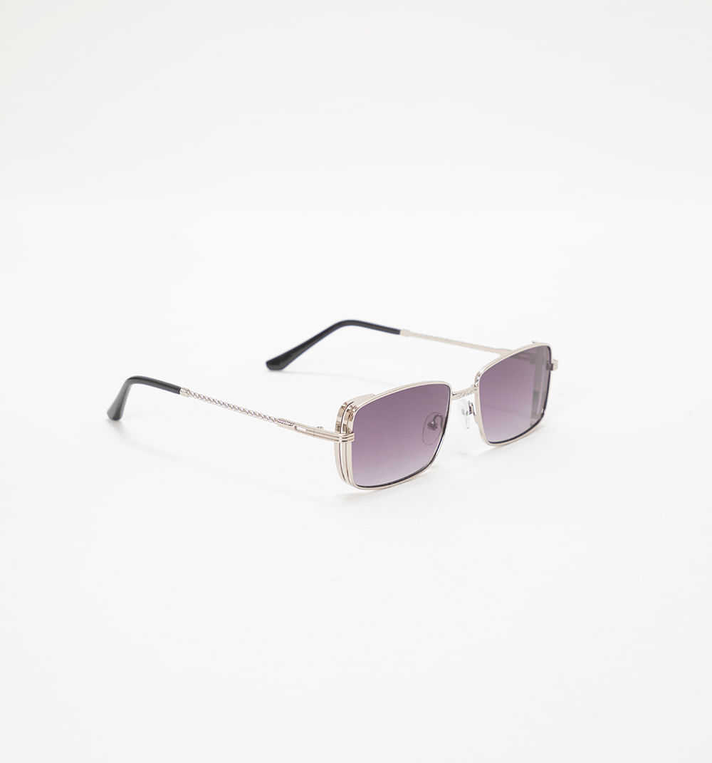 Gafas rectangulares detalle marco metali