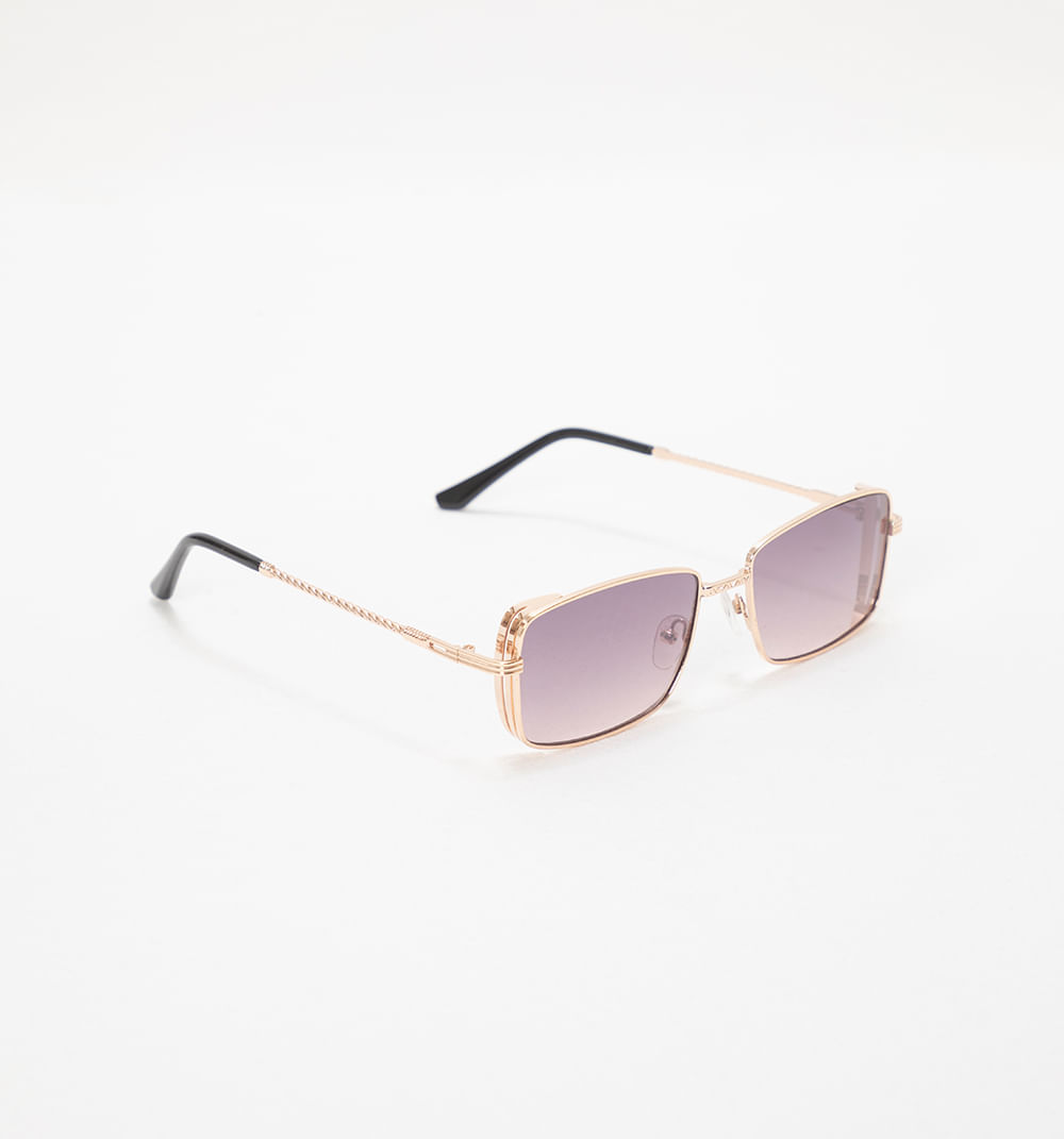 Gafas rectangulares detalle marco metali