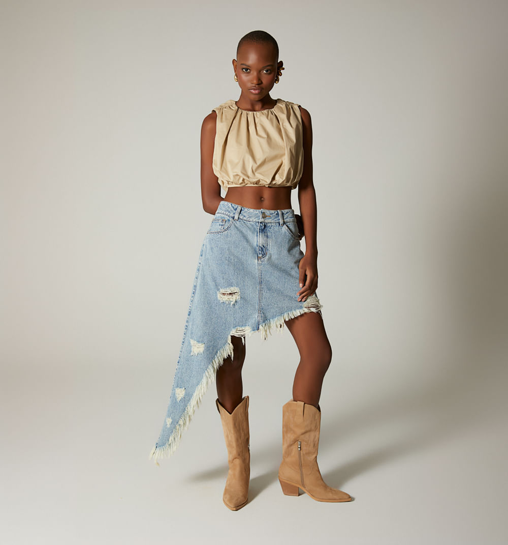 Blusa sisa zurcida
