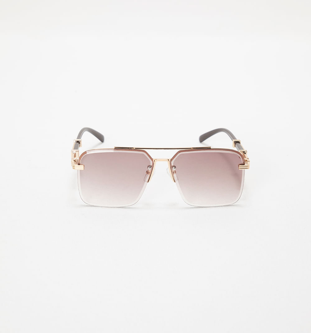 Gafas tipo aviador detalle lateral