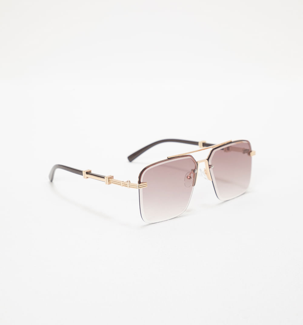 Gafas tipo aviador detalle lateral