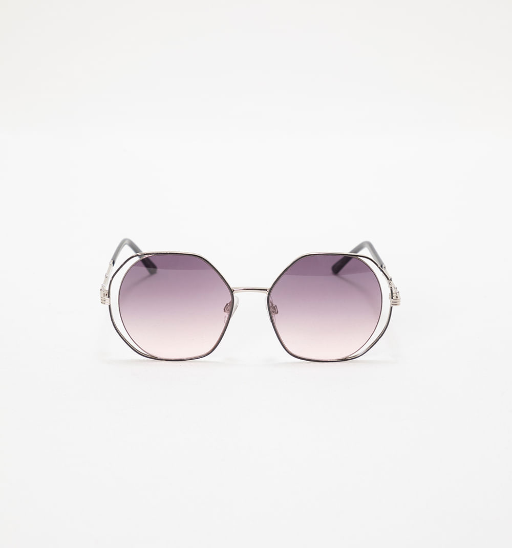 Gafas maxi lente ombre y marco metalico