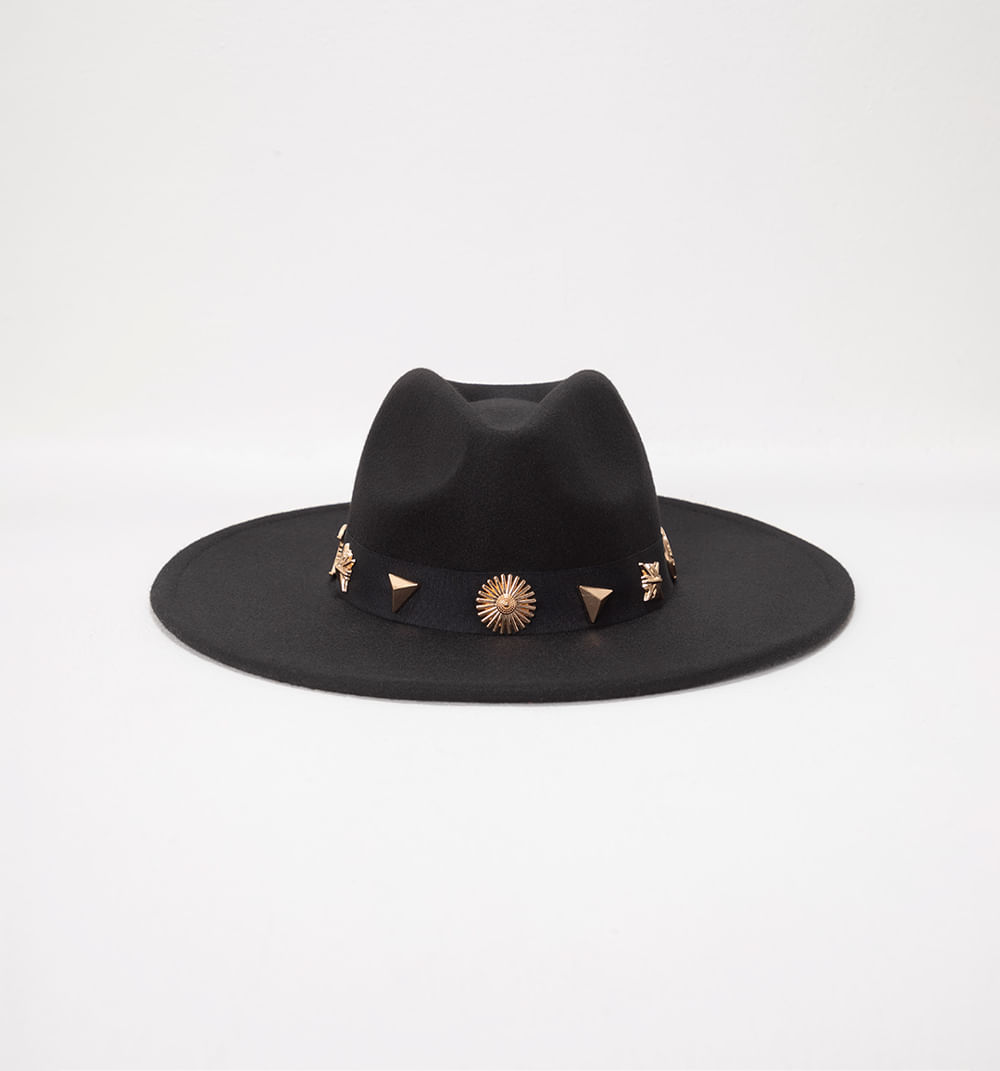Sombrero ala ancha detalles misticos