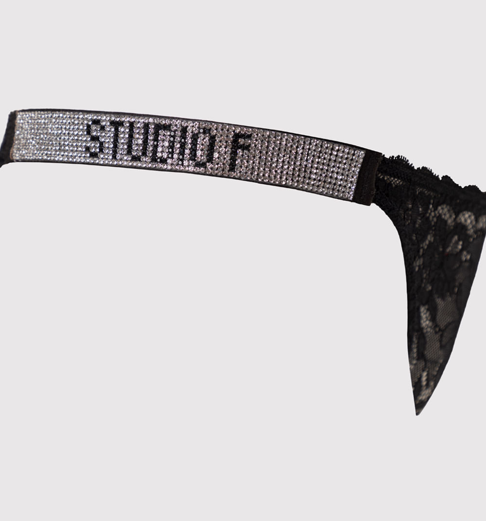 Panty encaje detalletira  logo hotfix