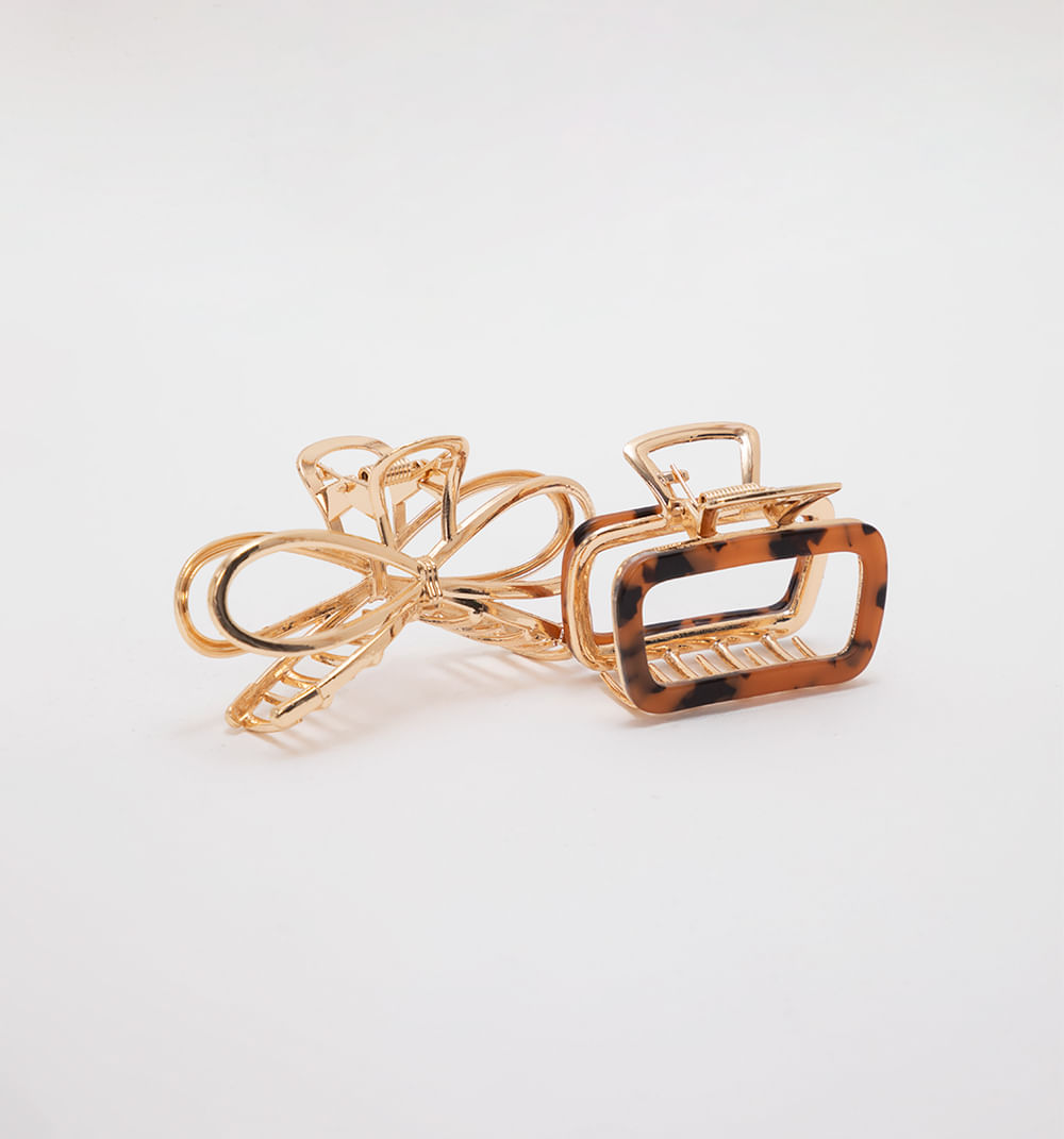 Pinzas animal y lazo set x2