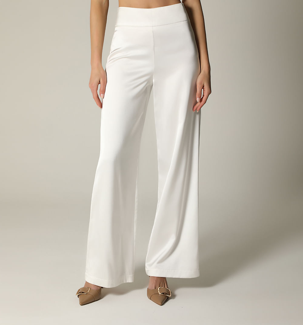 Pantalon bota ancha tiro super alto