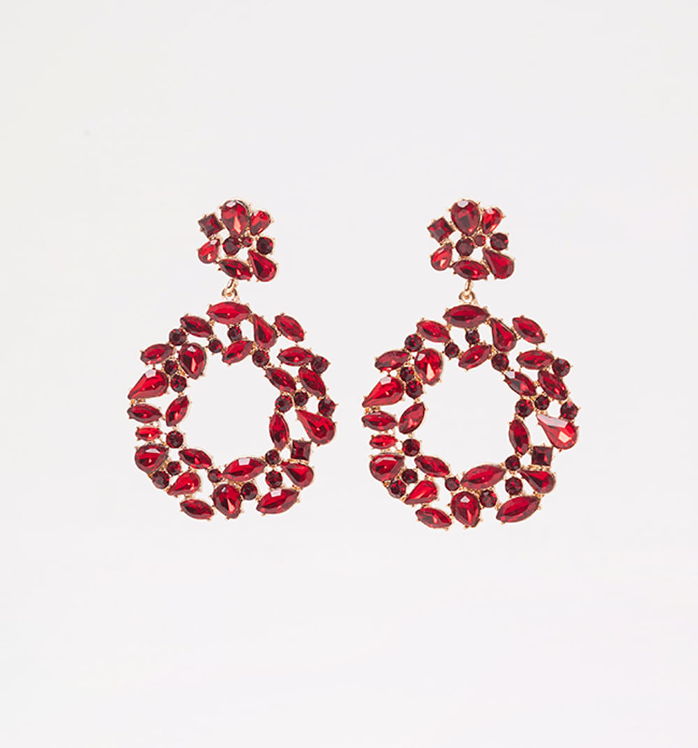 Aretes circulares cristales