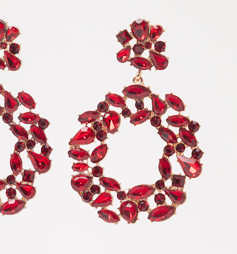 Aretes circulares cristales