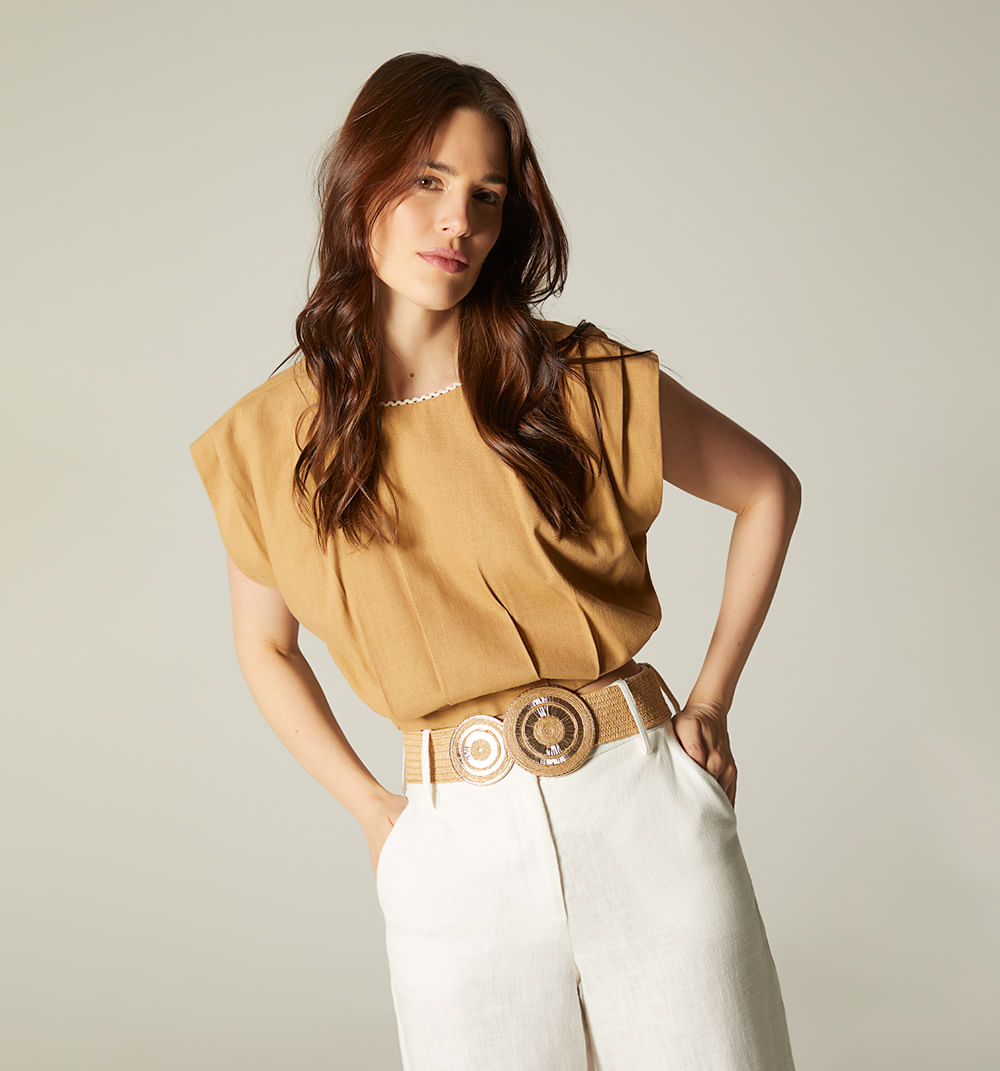 Blusa sisa con volumen