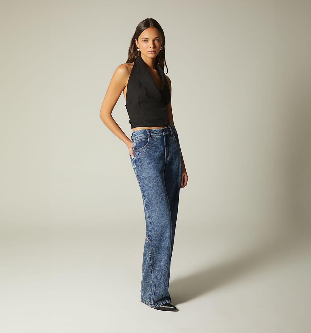 Chaleco con salapa toira en espalda con