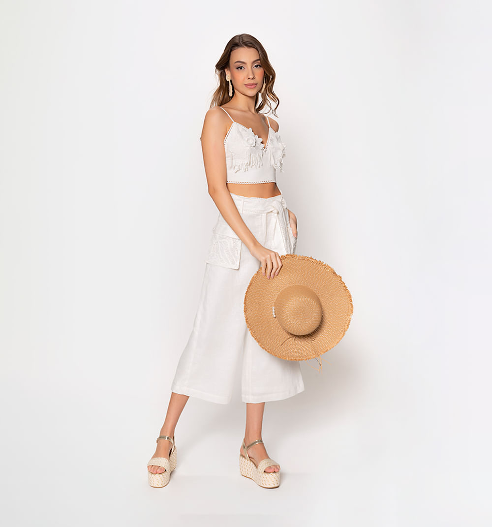 Blusa con maxy flores