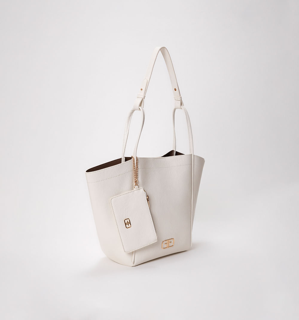 Bolso de hombro con detalle monedero