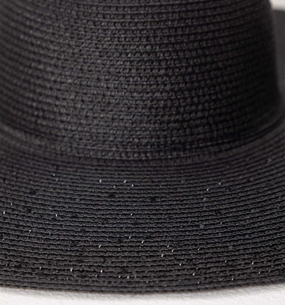 Sombrero tipo pava con hotfix