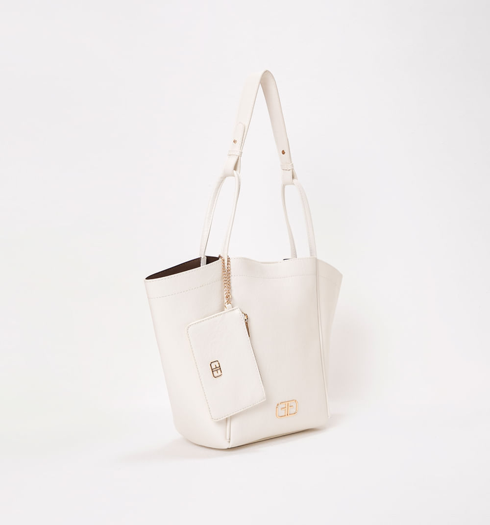 Bolso de hombro con detalle monedero