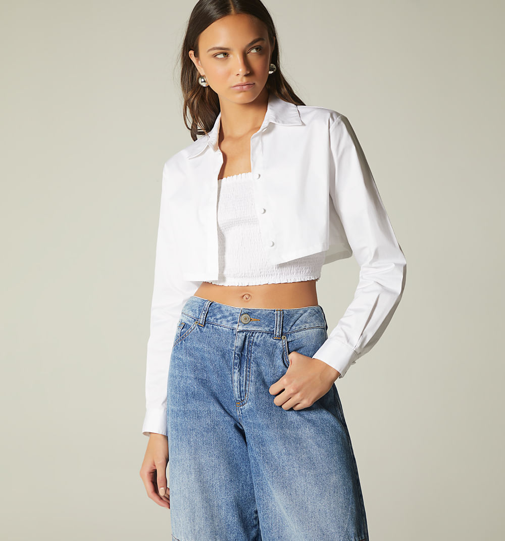 Blusa sobrepuesta con blusa interno ruch