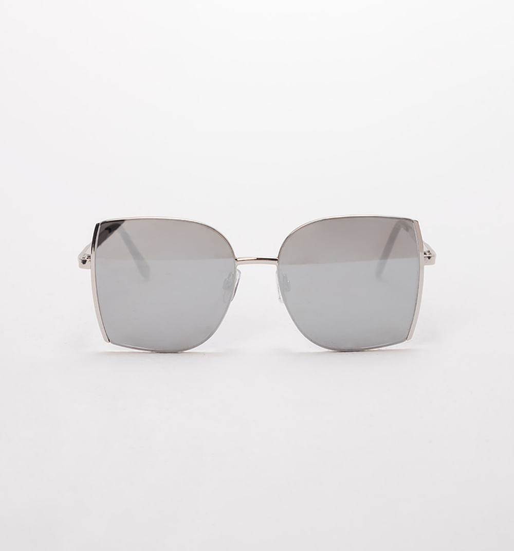 Gafas marco metalico lente espejo