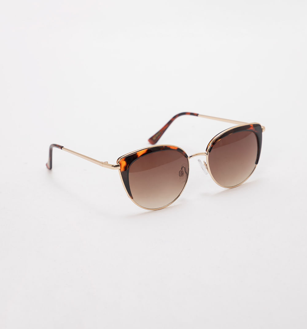 Gafas marco metalico con animal print