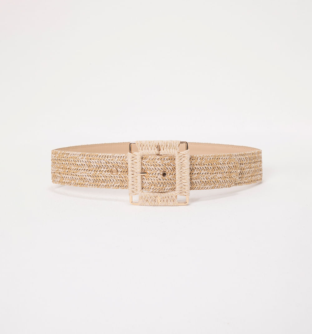 Correa organica hebilla tejida