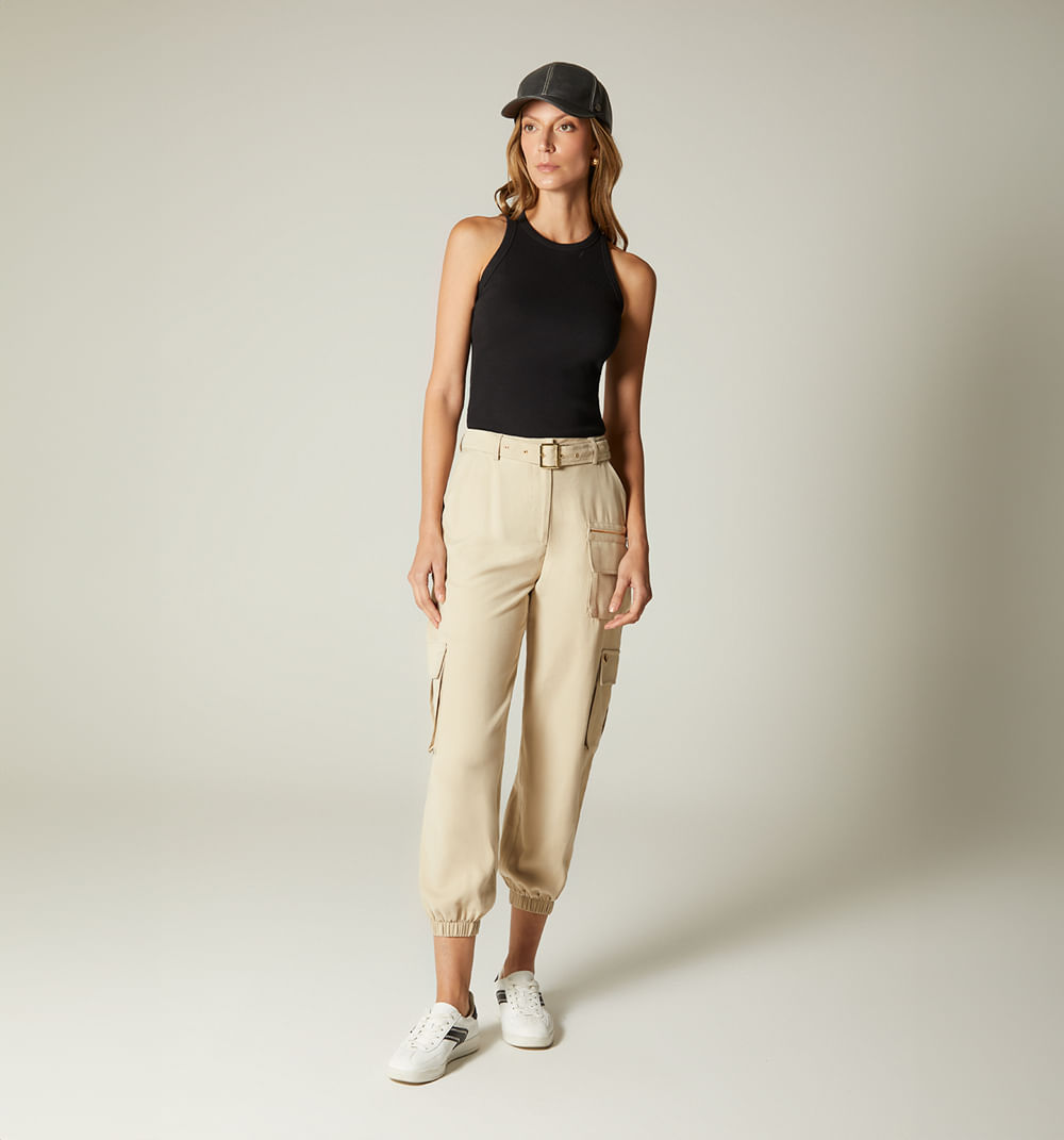 Blusa musculosa basica combinada