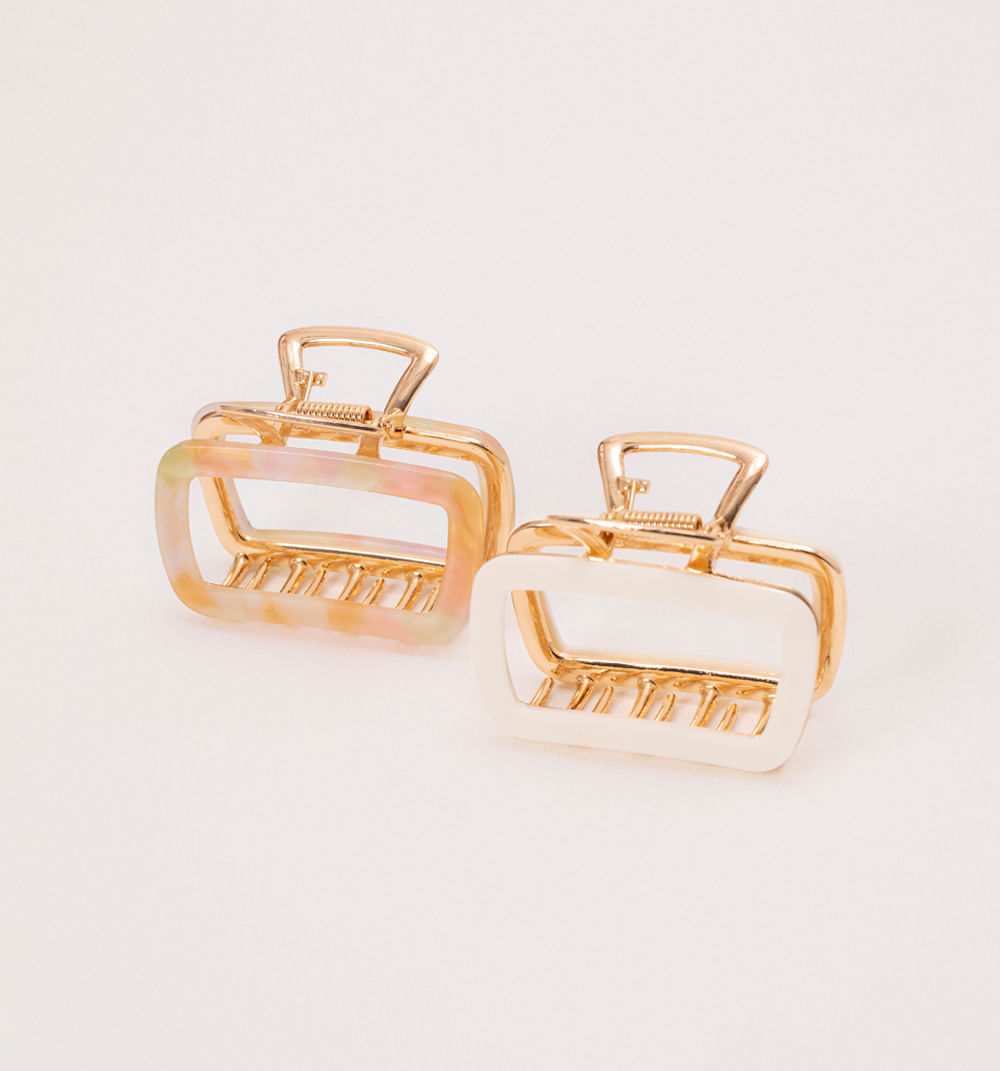 Pinzas resina set x2
