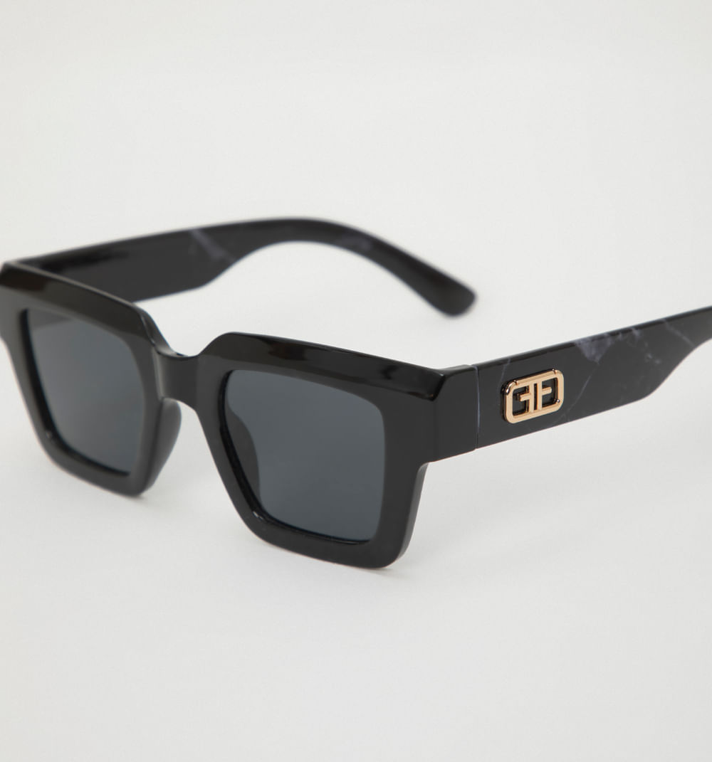 Gafas detalle lateral efecto marmolado