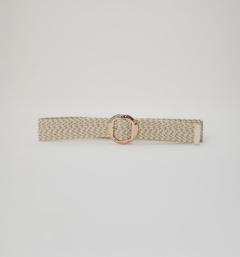 Correa tejida lurex