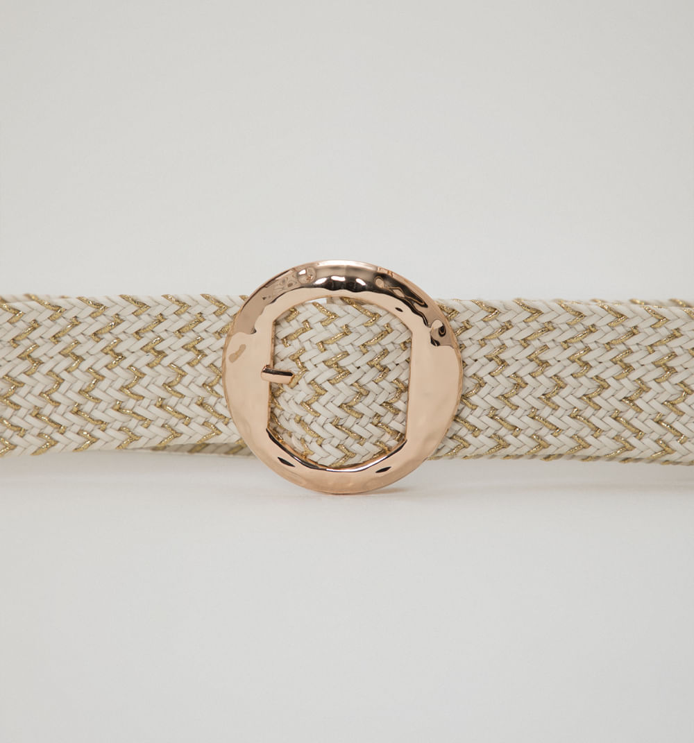 Correa tejida lurex