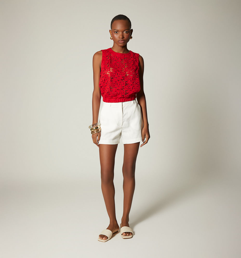 Blusa sisa con elastico