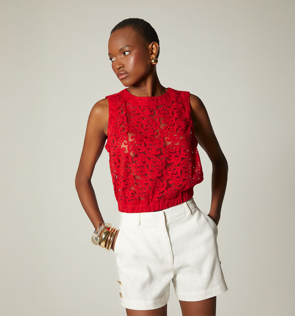 Blusa sisa con elastico