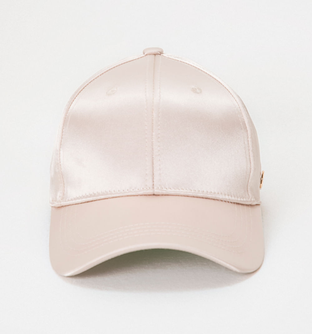 Gorra satin detalle logo