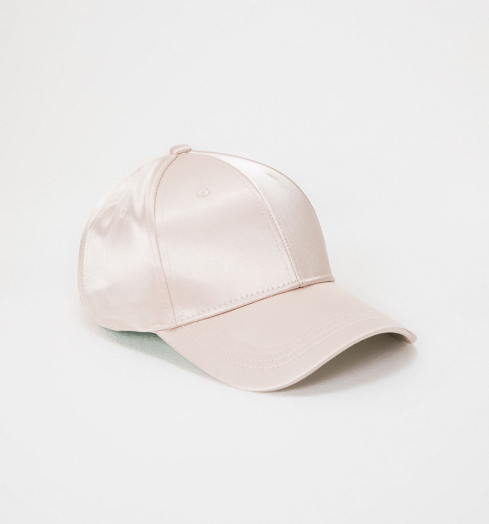 Gorra satin detalle logo