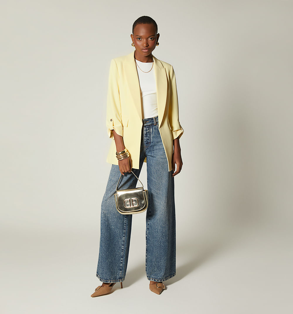 Blazer manga larga oversize