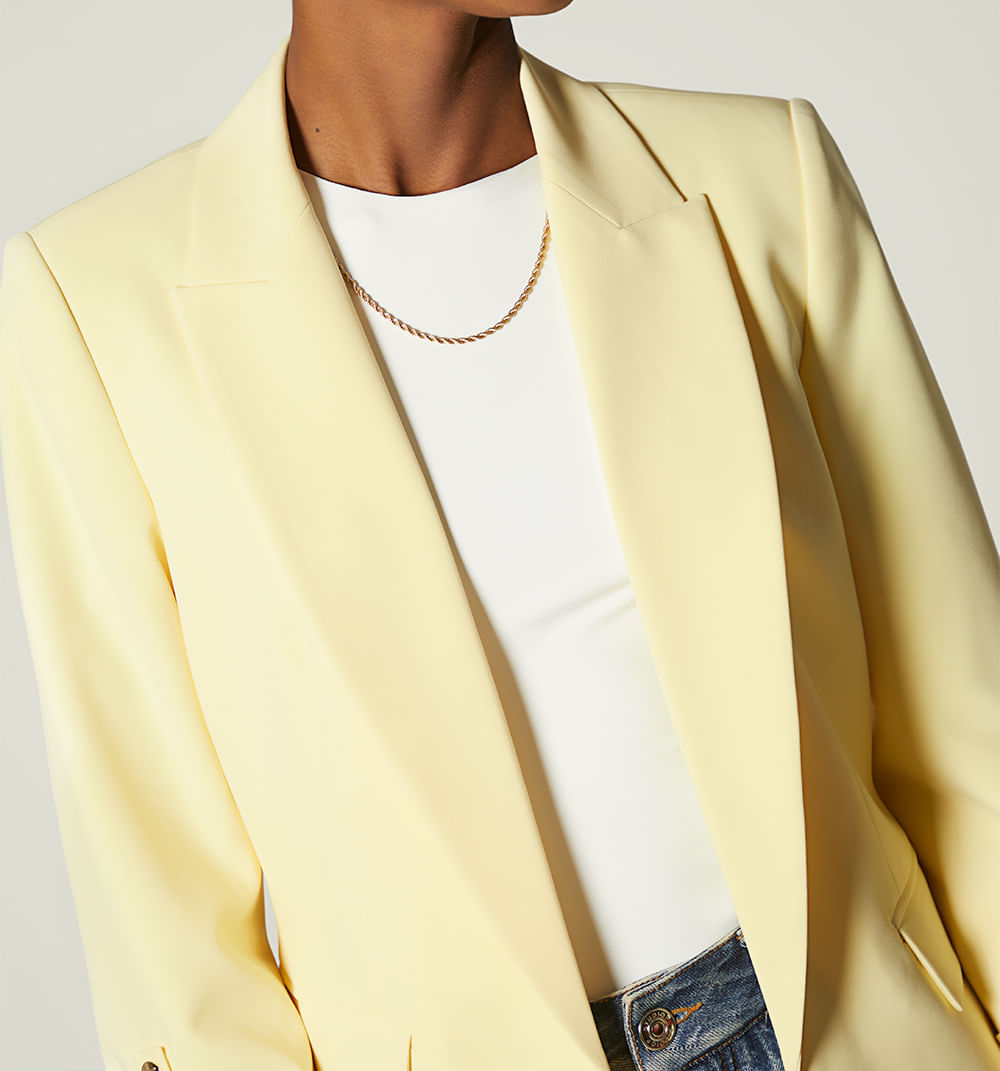 Blazer manga larga oversize