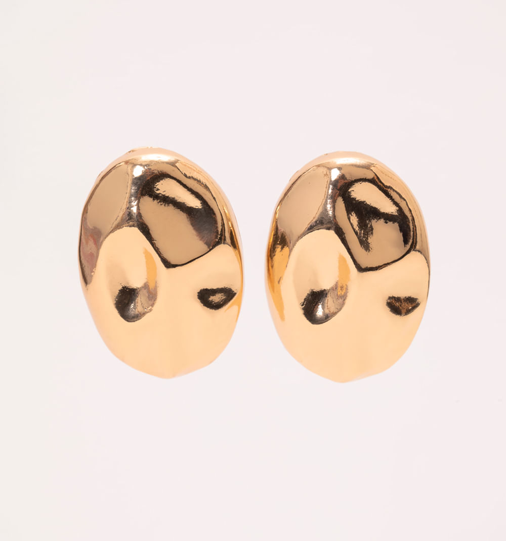 Aretes maxi topo martillado