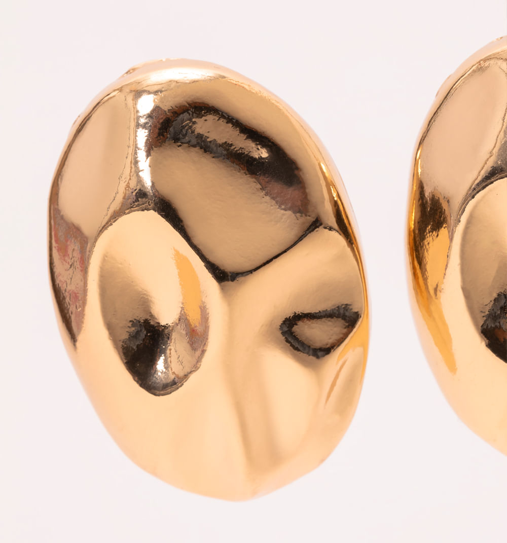 Aretes maxi topo martillado