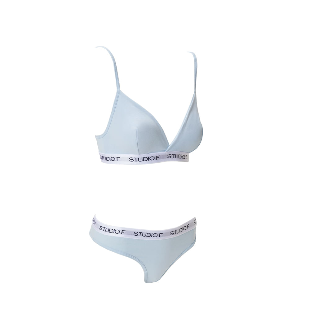 Set x 2 top y panty logomania