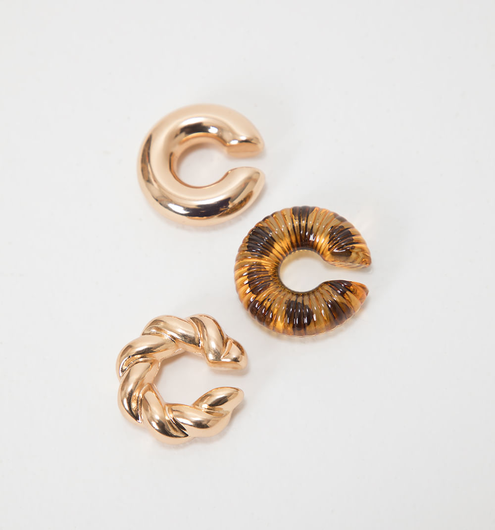 Set x 3 earcuff