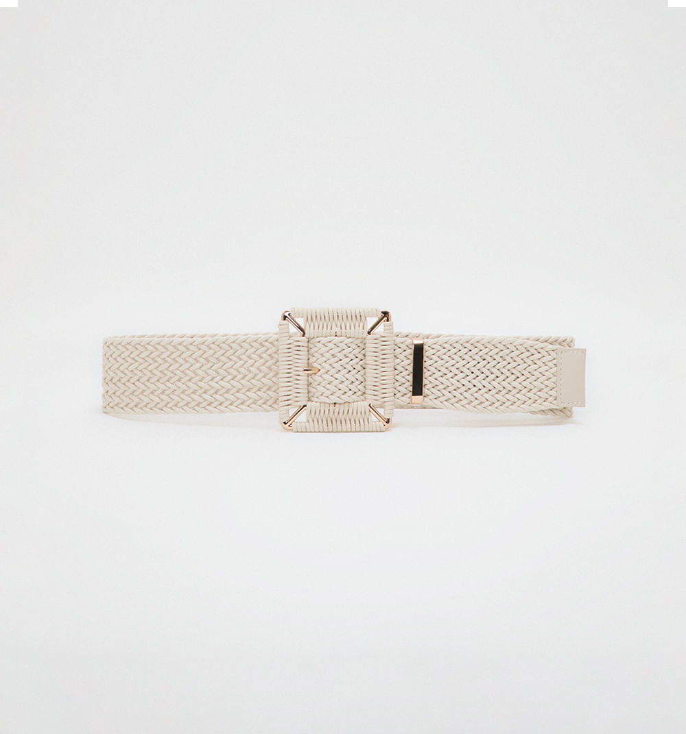 Correa tejida maxi hebilla