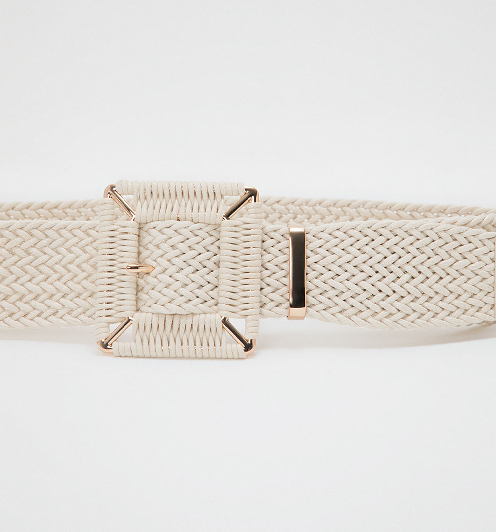 Correa tejida maxi hebilla